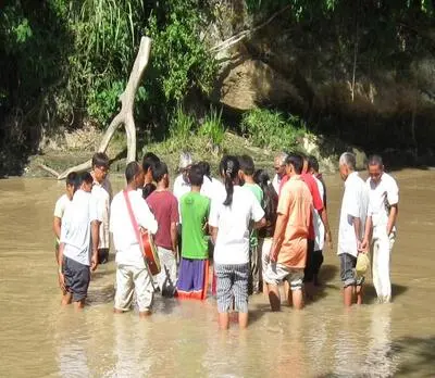 Baptism at Lumabat